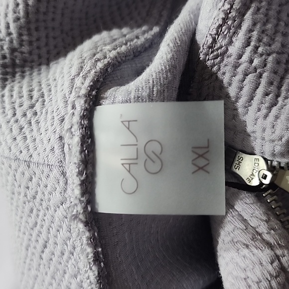 Calia by Carrie Underwood Elevate 1/4 Zip Pullover in Metal Lilly New Wi… - Picture 8 of 12